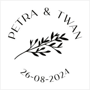 Initialen Logo - Petra en Twan