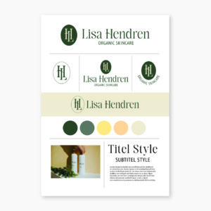 Semi-opmaat logo en huisstijl kit Lisa